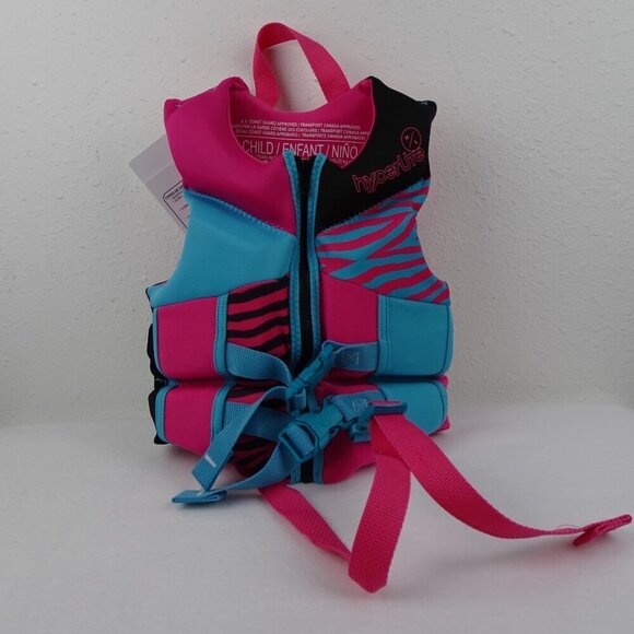 Hyperlite Child Life Vest Jacket Girls USCG Approved (33-55 lbs) - Picture 2 of 12